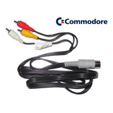 Cable Audio Video Commodore 64/128, Tv,monitor Lcd Y Tubo Av