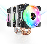 6 Heat Pipes Cpu Cooler Fan Pwm Rgb Lga 2011/2011-3 X79