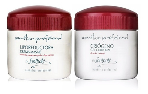 Gel Criogeno Fontbote + Crema Liporeductora Medidas Pack