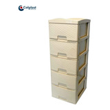 Cajonero Practimueble Plástico X 5 Rattan Colplast Original