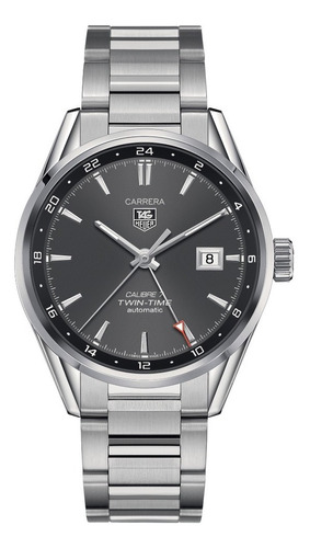 Tag Heuer Reloj Carrera Calibre 7 Twin Time War2012.ba0723