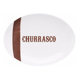 Kit 8 Travessas De Churrasco Tradição Oxford® Porcelana