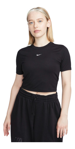 Polera Nike Sportswear Essential Mujer Negro