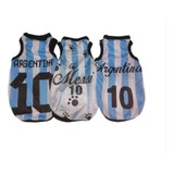 Camiseta Argentina Sin Mangas Para Perros Talle 5 Maxscotas 