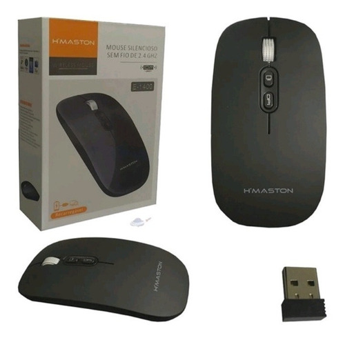 Mouse Gamer Barato Wireless Hmaston 1600 Dpis 