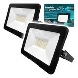 2 Reflectores Led 30w Inter/exter Proyector Candela 6845