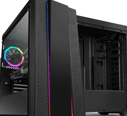 Gabinete Gamer Nox Hummerfusion Rgb Lateral Acrílico Midt