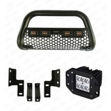 Burrera Con 4 Faros Led Toyota Hilux Revo/rocco 16-21 