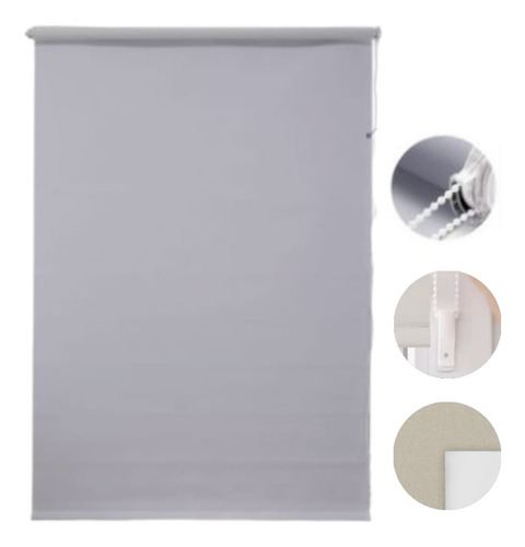 Cortinas Roller Diseño Blackout Liso 120x200cm