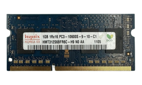 Memoria Ram Laptop Hynix 1gb 1rx16 Pc3-10600s-9-10-c1