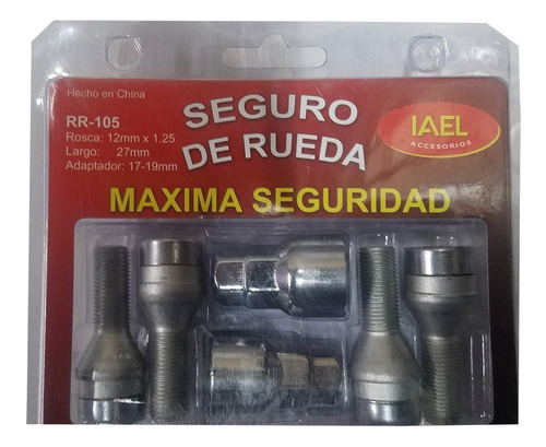 Bulones Tuercas Antirrobo   Fiat Palio Z/warnes