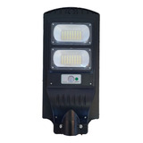 Luminária Solar Pública De Led Poste 100w C/ Sensor Presença