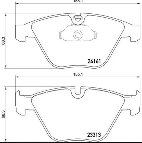 Pastillas De Freno Para Bmw S 3 E90 E92 Serie 5 E60 X1 E84  Foto 2