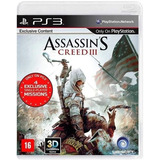 Assassin's Creed 3 Ps3 Mídia Física Usado