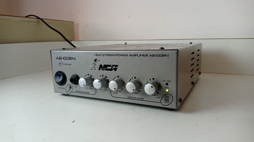 Amplificador Potência Nca Ab100r4 Ligando Ler Descrição