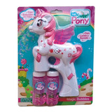 Burbujero Pony Automático Luz Y Sonido  C/ 2 Soluciones Orig