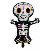 2 Globos De Esqueleto Cute 70 Cm Halloween Dia De Muertos