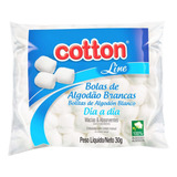 Algodão Bola Cotton Line Macio E Absorvente Pacote 30g Full