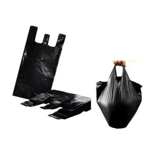 Bolsa Camiseta 40x50 Cm Negra Reforzadas Pack X 80 Un