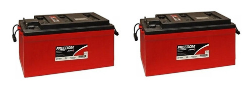Kit C/2 Bateria Estacionaria Freedom Df4001 12v 240ah