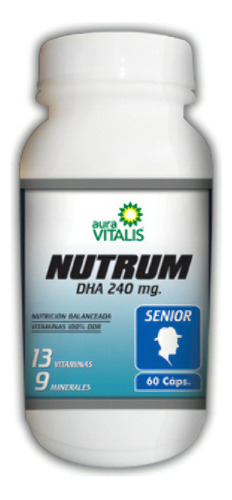 Multivitamínico Nutrum Senior Vitaminas Para Adultos Mayores