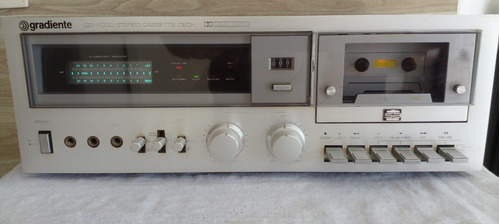 Tape Deck Gradiente Cd 4000 - Leia Todo O Anuncio  