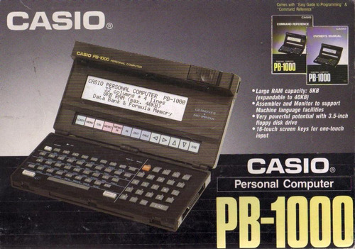 Casio Pb 1000 - Personal Computer - Para Colecionador