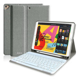 Funda Con Teclado Mmk / Para iPad 10.2 -10.5 / Grey