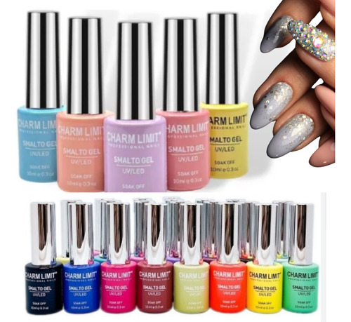 Esmalte Semipermanente Charm Limit Uv/led X6 Unid Lefemme