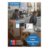 Control Asistencia Certificado D T Licencia 1 Mes, 10 Trabaj