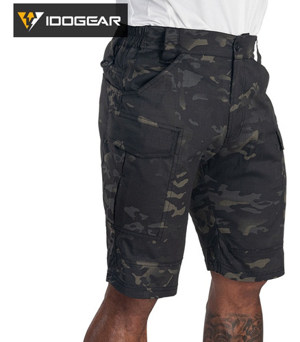 Pantalones Cortos Tácticos Militares Para Hombre, Multibolsi