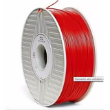 Filamento Abs Verbatim Impresion 3d 1,75 Mm 1 Kg Rojo