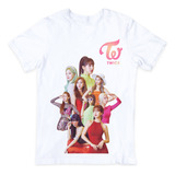 Camiseta Niña Dama Piel De Durazno Twice Personalizada Kpop