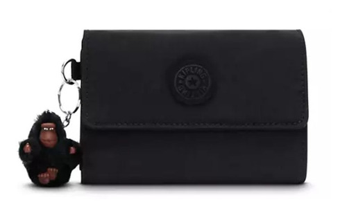 Monedero Cartera Pixi Kipling. 100% Original. Negro