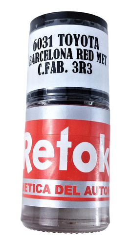 Pintura Toyota Barcelona Red Met C. Fabrica 3r3 Retoke