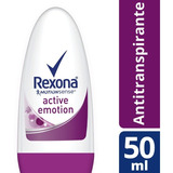 Desod Antitranspirante Rexona Women Active Emotion Roll 50ml Fragancia Activw Emotion