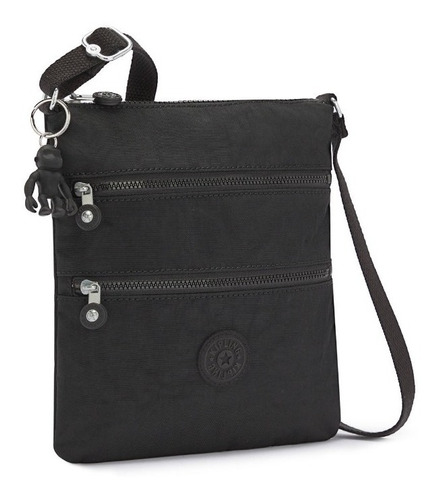 Kipling Bolso Bandolera Keiko Negra Original Med (20x23x3cm)