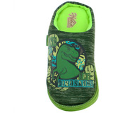 Bubble Gummers Pantufla Dinosaurio Textil Verde Niño 80359