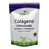 Colageno Hidrolizado Con Calcio Y Vitamina D3 300g Vidanat