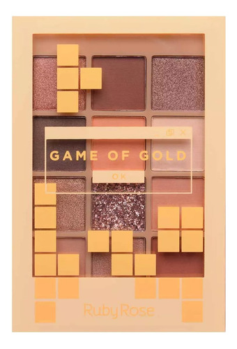 Paleta De Sombras Game Of Gold Ruby Rose