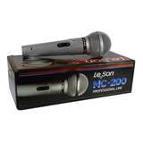 Microfone De Mão  Profissional Prata Mc-200 - Leson