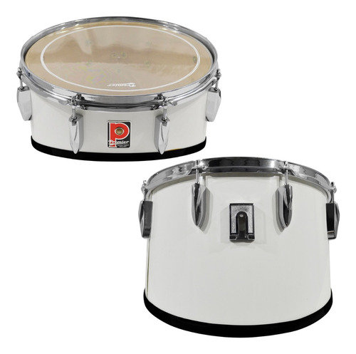 Tambor De Marcha Tarola De Maple 14x13 Premier 3714 Casco Blanco