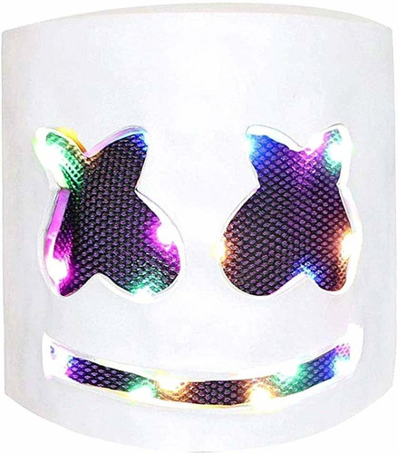 Dj Led Mask, Music Festival Light Up Helmet Mask Hallow...