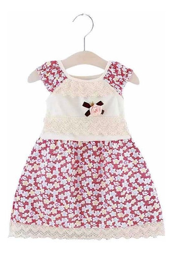 Vestido Importado Florcitas Para Niñas