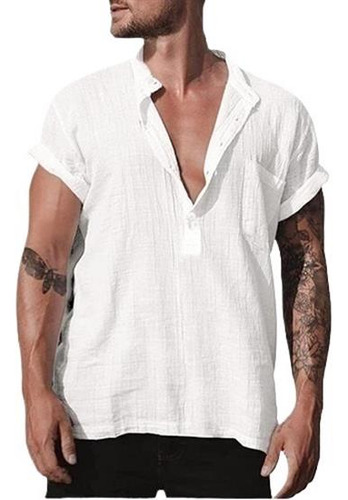 Camisa De Hombre Caballero Moda Casual Italia