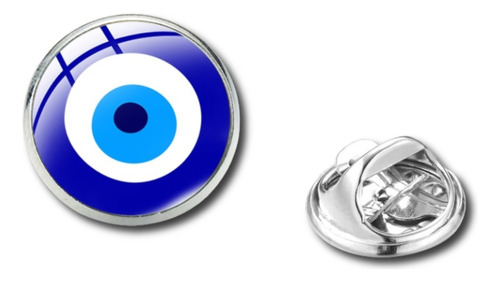 Broche Insignia Hombre Y Mujer Pin Ojo De Mal Turco Nazar