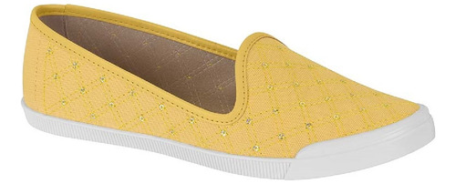 Tenis Moleca Slip On Lona Pontilhada Produto Original