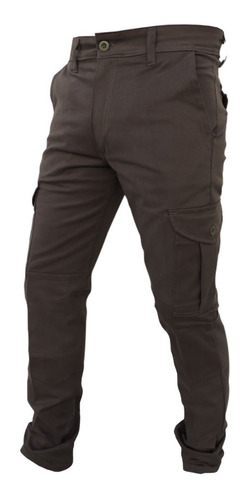 Pantalon Cargo Elastizado Chupin Hombre Gaucho Trabajo Moda 