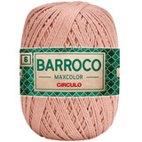 Barbante Barroco Maxcolor 6 Fios 200gr Linha Crochê Colorida Cor Caqui-7727