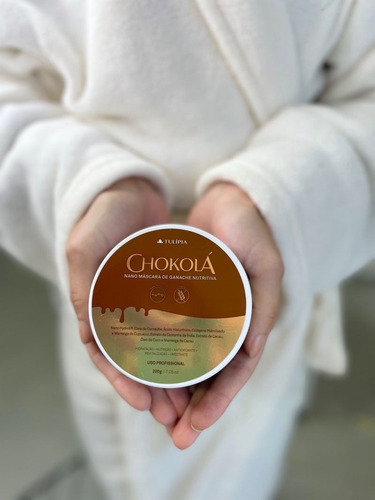 Chokolá Nano Máscara De Ganache Nutritiva 200g Tulípia